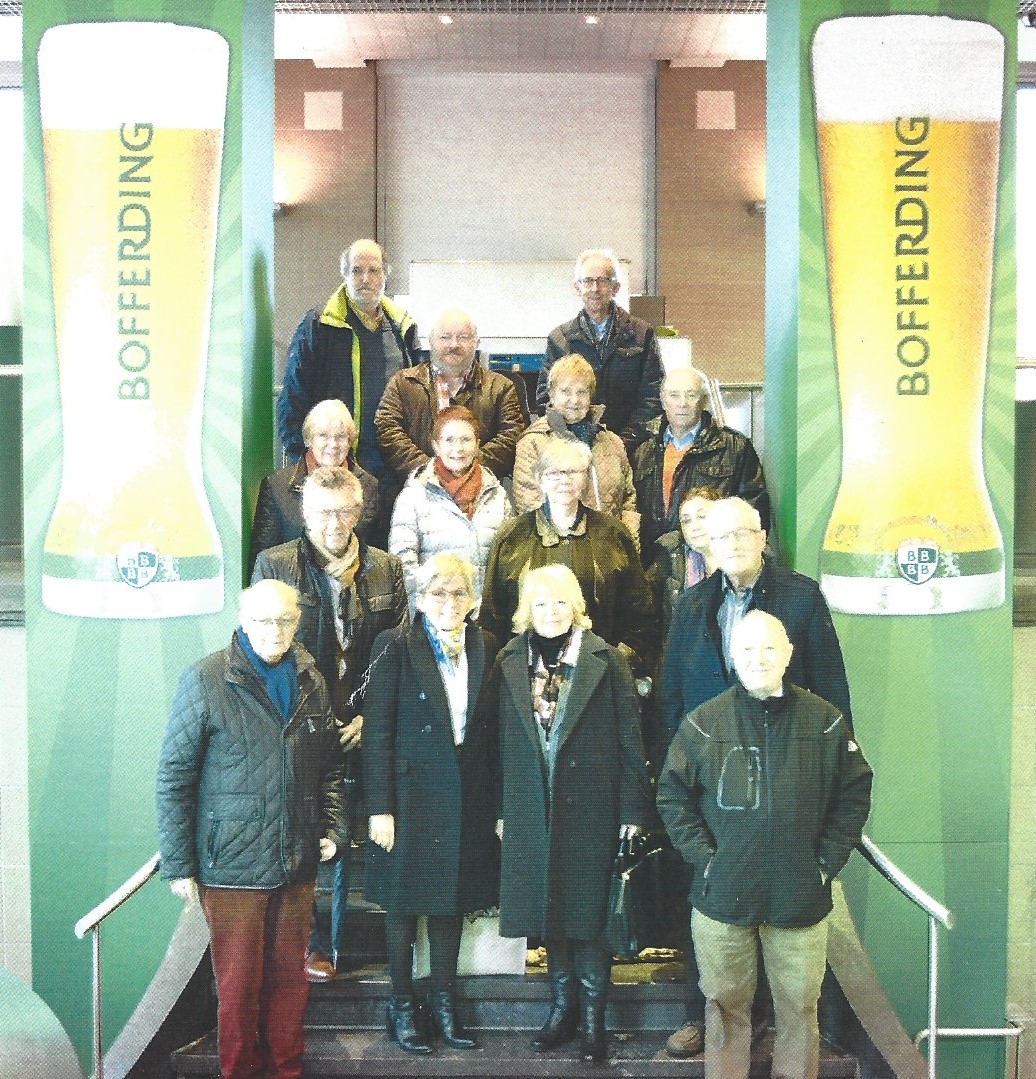 Eng Delegatioun vun der Garnisounsmusek huet d´Brasserie Nationale besicht