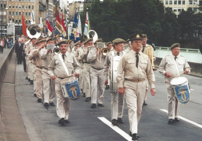 Encadrement vun der Feier vun der "Fédération des Victimes du Nazisme Enrôlés de Force"