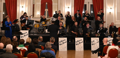 den Thomas Graf huet den zweeten Deel vum Concert mast senger "Jailhouse Big Band" gespillt