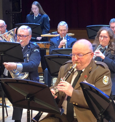 quer durch den Garten, Klarinett, Euphonium, Hautbois, Trompetten a Klackespill