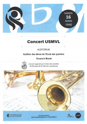 d´Plakat vum Concert