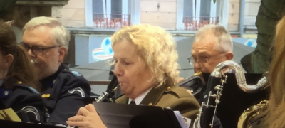 a waat hu se sech all dru gin, hei den Änder Friden, President vun der Douane´s Musek. an eist Gaby um Hautbois