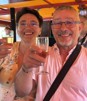 Isabelle est venu nous renforcer le jour de son anniversaire - bravo Isabelle et à ta santé !