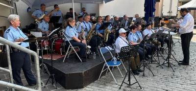 eng flott Formatioun: d´Garnisounsmusek mat der Douane´s Musek