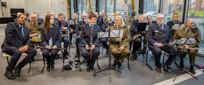 d´Musikante vun der Douane´s Musek an der Garnisounsmusek sin "en place"