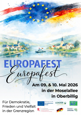 Europafest zu Uewerbëlleg den 09.05.26 mat der Harmonie Mertert-Waasserbëlleg an der Fanfare Oberbillig